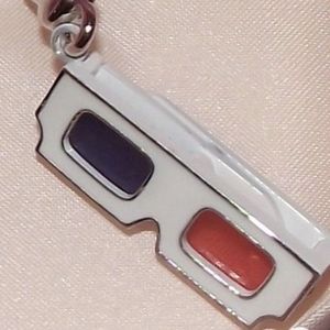 Juicy couture c-3D glasses charm